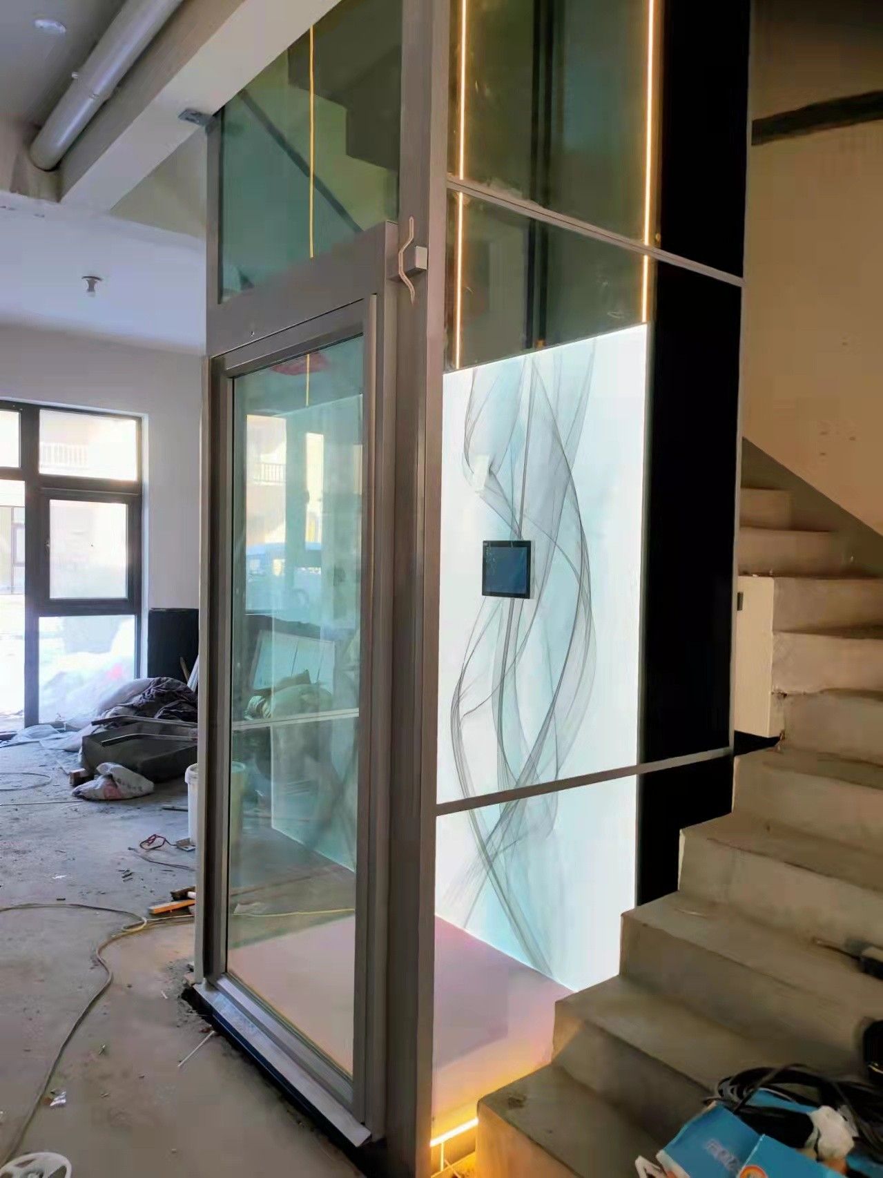 Thang Máy Home Lift 450 Kg Không Hố Pit